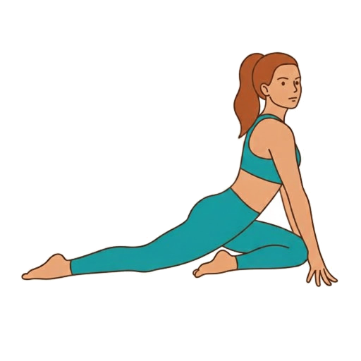 Left leg front